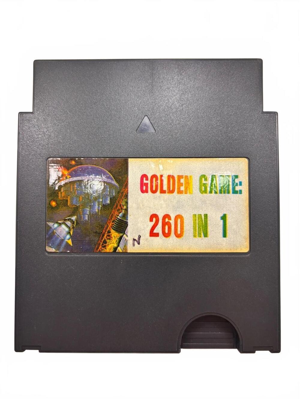 Golden Game 260 in 1 NES Multicart Unofficial Cartridge w/ Sleeve & Zelda Poster